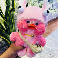 Cute Plush Dressed Up Duck Doll Cartoon Soft Duck Stuffed Animal Toy