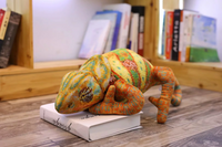 Giant Soft Stuffed Chameleon Toy Plush Lizard Pillow Home Decor