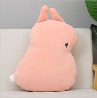 Soft Cute Cat Bunny Toy Stuffed Light Color Cartoon Elephant Pillow
