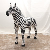 Big Size Soft Zebra Plush Toy Stuffed Animal Doll Home Decor Kid Gift