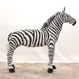 Big Size Soft Zebra Plush Toy Stuffed Animal Doll Home Decor Kid Gift
