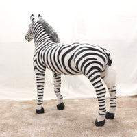 Big Size Soft Zebra Plush Toy Stuffed Animal Doll Home Decor Kid Gift