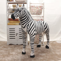 Big Size Soft Zebra Plush Toy Stuffed Animal Doll Home Decor Kid Gift