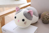 70cm Lying Cat Plush Toys Stuffed Cute Emoji Cat Doll