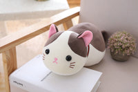 70cm Lying Cat Plush Toys Stuffed Cute Emoji Cat Doll