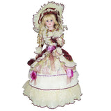 60CM Musical Rotating Dancing Princess Doll Clockwork Spring Music Box Dancer Brinquedos Gifts Red