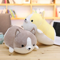 Cute Plush Dog Toy Corgi Stuffed Doll  Animal Cartoon Pillow Baby Gift