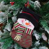 Decoration for Christmas Soft  Snowman Toy for Kids Cute Deer Stocking