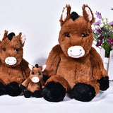Lovely Soft Stuffed Plush Horse Toy Kids Gifts Stuffed Animal Pillow
