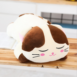 Cute Cartoon Cat Plush Toys Soft Stuffed Sleeping Cat Doll Pillow