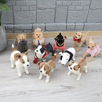 Realistic Cute Stuffed Dog Toy Plush Puppy Animal Pillow Gift for Kids Chihuahua