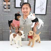 Realistic Cute Stuffed Dog Toy Plush Puppy Animal Pillow Gift for Kids Chihuahua