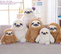 Fluffy Giant Plush Sloth Doll Soft Stuffed Animal Toys