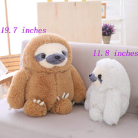 Fluffy Giant Plush Sloth Doll Soft Stuffed Animal Toys