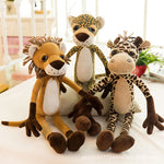Forest Animal Plush Soft Giraffe Tiger Toy Cute Stuffed Ferret Doll