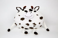 Lovely Cute Soft Stuffed Dairy Cattle Cushion Kids Favor Plush Pillow