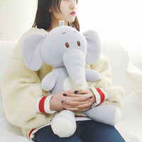 Soft Plush Elephant Toy Cute Stuffed Animal Pillow Kids Birthday Gift