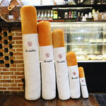 Soft Stuffed Cigarette Shape Toy Funny Gift for Boyfriend Cute Pillow