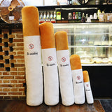 Soft Stuffed Cigarette Shape Toy Funny Gift for Boyfriend Cute Pillow