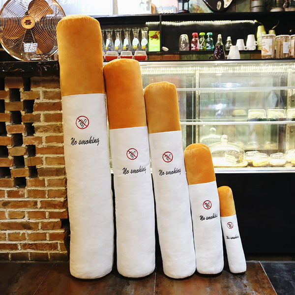 Soft Stuffed Cigarette Shape Toy Funny Gift for Boyfriend Cute Pillow