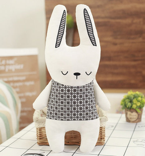 Nordic Style Bunny Unicorn Bear Pillow Cotton Animal Plush Toys