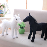 Cute Animal Plush Toy Stuffed Soft Horse Zebra Pillow Birthday Gift