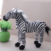 Cute Animal Plush Toy Stuffed Soft Horse Zebra Pillow Birthday Gift