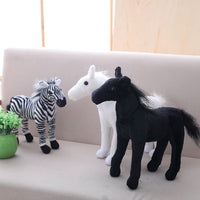 Cute Animal Plush Toy Stuffed Soft Horse Zebra Pillow Birthday Gift