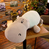 Plush Hippo Dolls Stuffed Animal Soft Comfortable Pillow Baby Toy