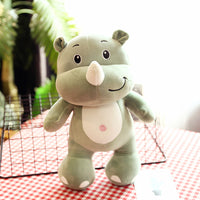 Cute Elephant Plush Toy Kids Birthday Gifts Stuffed Hippo Pillow
