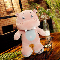 Cute Elephant Plush Toy Kids Birthday Gifts Stuffed Hippo Pillow