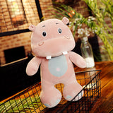 Cute Elephant Plush Toy Kids Birthday Gifts Stuffed Hippo Pillow