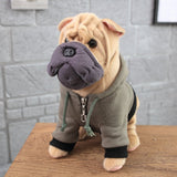 Realistic Cute Stuffed Dog Toy Plush Puppy Animal Pillow Gift for Kids Manchester United Dog