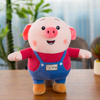Super Cute Pink Pig Short Plush Doll Kids Girls Stuffed Animal Toy