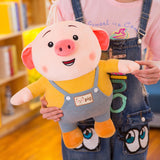 Super Cute Pink Pig Short Plush Doll Kids Girls Stuffed Animal Toy