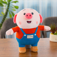 Super Cute Pink Pig Short Plush Doll Kids Girls Stuffed Animal Toy