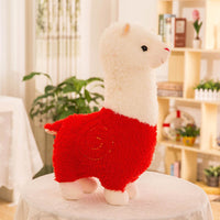 Cartoon Alpaca Plush Doll Toy Fabric Soft Stuffed Animal Plush Toys