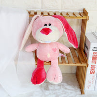 Lovely Pink Dog Bunny Plush Toys Soft Stuffed Lion Elephant Kids Doll