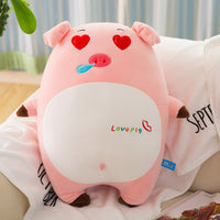 Lovely Soft Super Cute Pink Pig Plush Toy Stuffed Kids Birthday Doll