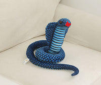 Simulation Cobra and Python Snake Plush Toy Funny Gift for Children