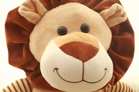 Lovely Stuffed Sitting Lion Doll Kids Gift Super Cute Animal Plush Toy