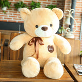 Soft Cute Plush Teddy Bear with Heart Stuffed Bear Pillow Kids Toy