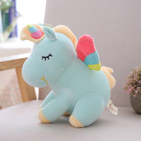 Cute Colorful Wind Unicorn Plush Toy Super Soft Stuffed Animal Doll