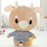 Super Cute Cattle Plush Toy Girls Favourite Stuffed Dolls