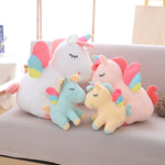 Cute Colorful Wind Unicorn Plush Toy Super Soft Stuffed Animal Doll