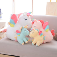 Cute Colorful Wind Unicorn Plush Toy Super Soft Stuffed Animal Doll