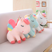 Cute Colorful Wind Unicorn Plush Toy Super Soft Stuffed Animal Doll