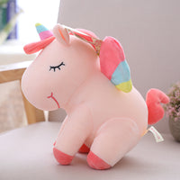 Cute Colorful Wind Unicorn Plush Toy Super Soft Stuffed Animal Doll