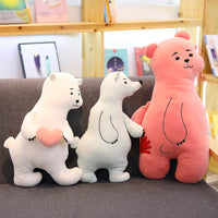 Soft Cute Plush Polar Bear Toys Stuffed Teddy Bear Pillow for Kids