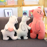 Soft Cute Plush Polar Bear Toys Stuffed Teddy Bear Pillow for Kids